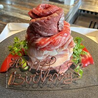 六本木焼肉　Kintan - お肉のケーキ