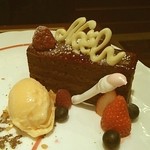 珈琲茶館 集 - 聖夜のケーキ、¥850。この時期は、こういうデザートもいいですね。