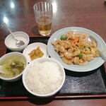 香南厨房 - ランチ　鶏肉の辛味炒め ¥750(税込)