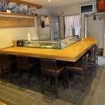 Jiyanome Sushi - 開店直後の店内