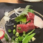Shunsai Matsukaze - 馬肉とタテガミ(食べてから撮り忘れに気がつく)