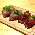 個室居酒屋 もみじ咲 - 和牛＆桜肉の肉寿司