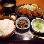 すし土風炉 - 広島産 牡蠣フライ定食