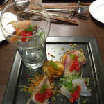 トラットリアチンクエポンテ - 超豪華なカルパッチョ