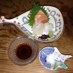 玉響 - 【移転前】造り (かじき、あおりいか、ひらめ)