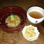 玉響 - 【移転前】食事 (桜海老と地物の銀杏炊き込み御飯)