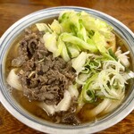 たけ川うどん - 肉うどん（中）550円