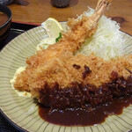 Hama Katsu - 海老もヒレもボリュームあり