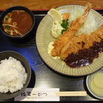 Hama Katsu - 海老とヒレカツ定食
