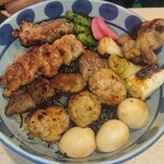 Yakitori Okiraku - 昼限定 焼鳥丼