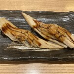 にぎり鮨 一五〇 - 限定ネタは一人1貫のみの注文品　大穴子はテーブル席で私が2貫、頂きました