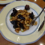 天鳳 - 鶏肉の唐辛子炒め