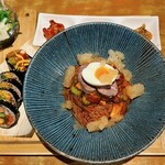 KOSF Korea Seoul Food - ピビン冷麺＆オリギナルキンパ