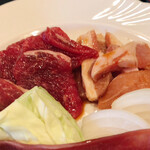 焼肉ほんまもん - カルビ定食のお肉