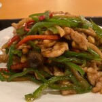 上海大飯店 - 定食（青椒肉絲）