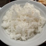 上海華龍 - 【2024.1.25(木)】本日の日替わり①（豚肉と玉子 木くらげ炒め＆ライスセット）900円→800円のライス