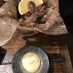 炭火焼鳥・野菜豚バラ巻 勇屋熟成鶏十八番 - イイダコ唐揚げ