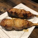 炭火焼鳥・野菜豚バラ巻 勇屋熟成鶏十八番 - つくね