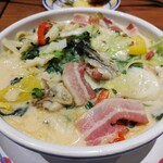 Jori Pasuta - 牡蠣とベーコンたっぷり野菜のクリームスープパスタ