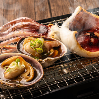 [Local feature] Seafood grilled from Chita Peninsula