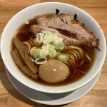 人類みな麺類 - らーめん原点（厚切り焼豚・トッピング煮玉子）