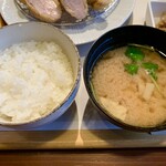 Kura + Katsu - ご飯・味噌汁