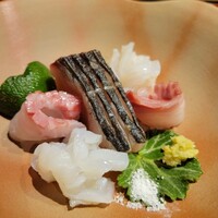 一石三鳥 別邸 - 刺身３種盛り合わせ