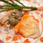 緒方 - 「お造」赤貝、シビ鮪