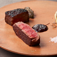 メインのステーキ