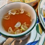 Hakushakutei - セットのスープ