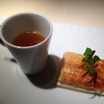 レストランひらまつ 広尾 - 手長海老のミ・キュイ オレンジ風味