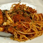 ウマコシ - 渡り蟹のトマトソーススパゲッティ❗️