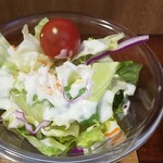 キッチン ブルー グローブ - 残りのサラダ