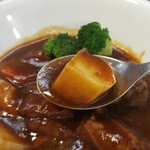 キッチン ブルー グローブ - ポテトも大きい