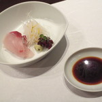 えさき - お造りは伊勢の島鯵。