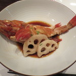 えさき - 念願の北海道産きんきの煮付けです。