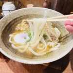 踊るうどん - 舞茸天温玉うどん（かけ）　800円