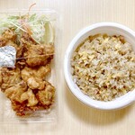 Chuugokuryouri Tenka - 若鶏唐揚げ(6個)、チャーシュー炒飯