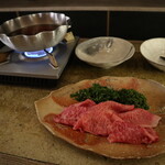 京都和久傳 - 花山椒と丹波牛とのしゃぶしゃぶ仕立て