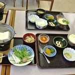 とうふ亭 - 湯豆腐セット