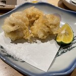 こたつ ねこ - 白子天ぷら(熱々の白子天ぷら最高です)