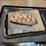 感動の肉と米 - ロースステーキセット（レギュラー）　1,000円