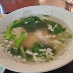 長城 - 五目チャーハン+雲吞スープ＠950円
