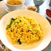 しん嘉 - カニチャーハン。スープ、搾菜付きです。