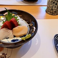 銀座 鮨 たじま - 鮪、鮃、帆立