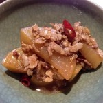 御田町 桃の木 - 13.12月　鶏と大根の炒め