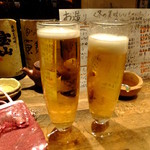 聖護院 - アサヒプレミアム熟撰生ビール：480円(’13.12月)