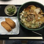 梓川サービスエリア（下り） フードコート - キノコ蕎麦セット