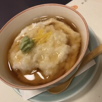 割烹 青山 - 大根おろしと魚の餡寄せ