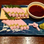 浜焼き おにぎり 酉辰 - 板わさ